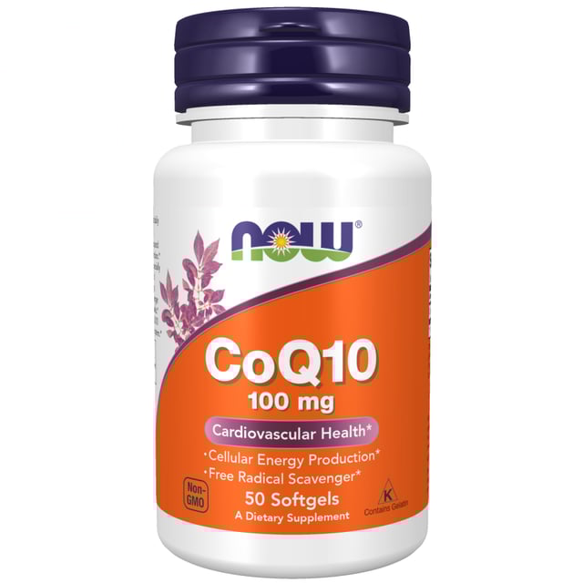 NOW CoQ10 100mg 50 kapslar