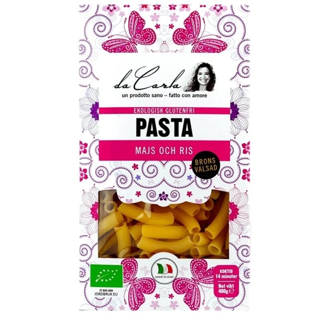 Da Carla Pasta Majs & Ris Maccheroni 400g