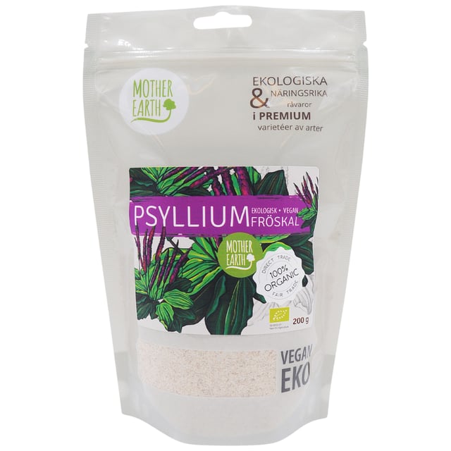 Mother Earth Psylliumfröskal Premium EKO 200g
