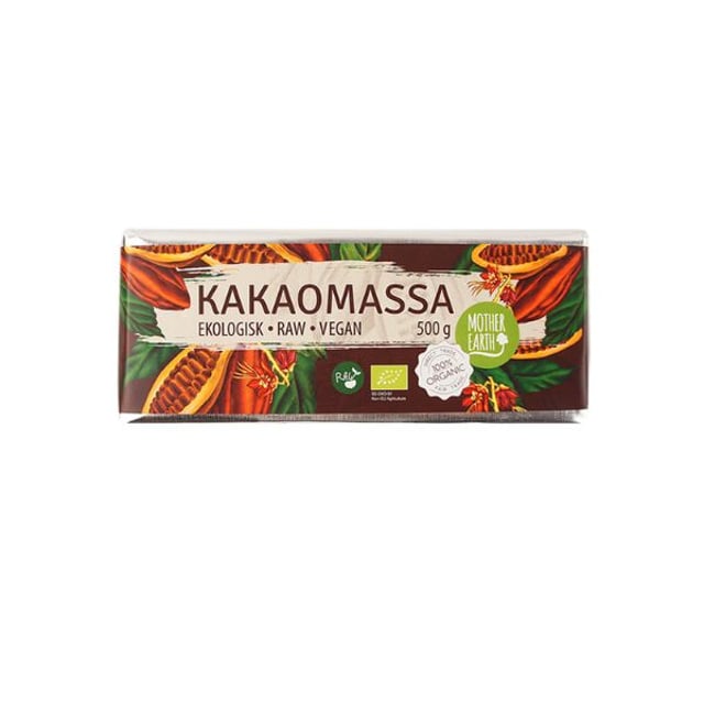 Mother Earth Kakaomassa Pangoa Premium RAW & EKO 500g