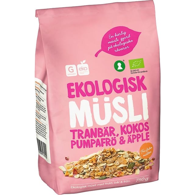 Garant Eko Müsli frukt & bär 750 g