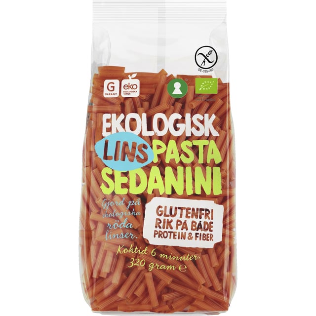 Garant Ekologisk Linspasta Sedanini 320g
