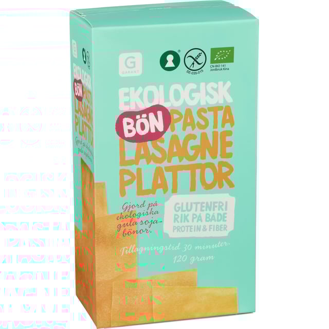 Garant Eko Bönlasagneplattor 120 g