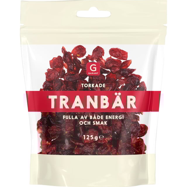 Garant Torkade Tranbär 125g