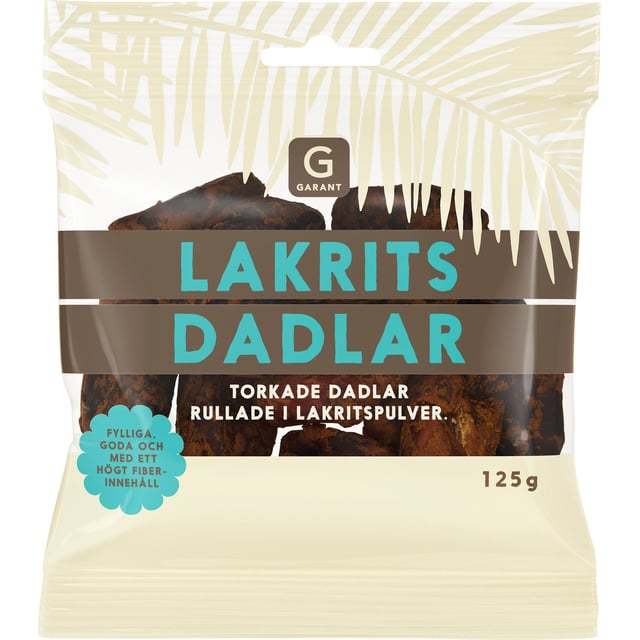 Garant Dadlar Lakrits 125g