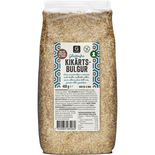 Garant Glutenfri Kikärtsbulgur 400 g