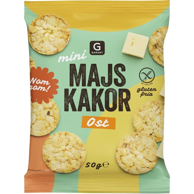 Garant Mini Majskakor Ost 50g