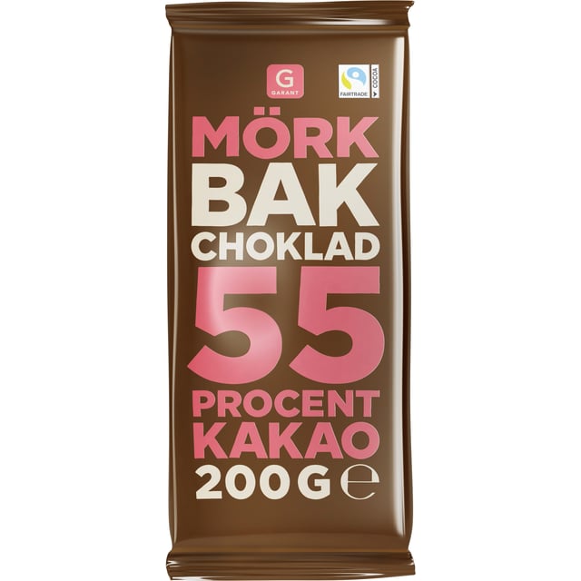 Garant Bakchoklad Mörk 55%