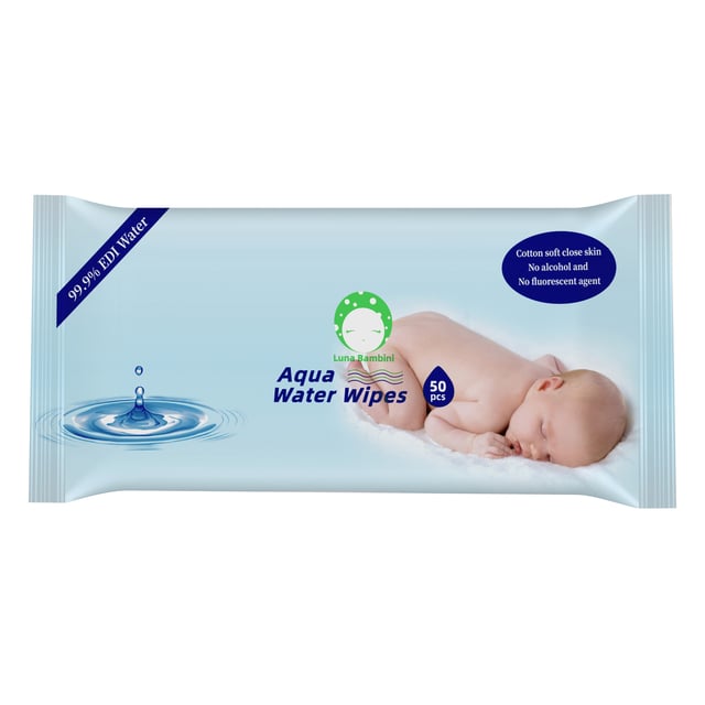 Luna Bambini Aqua Water Wipes 1 x 50 st