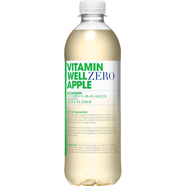 Vitamin Well Zero Apple 500 ml