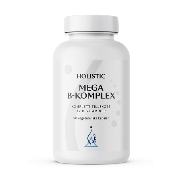 Holistic Mega B-komplex 90 vegetabiliska kapslar