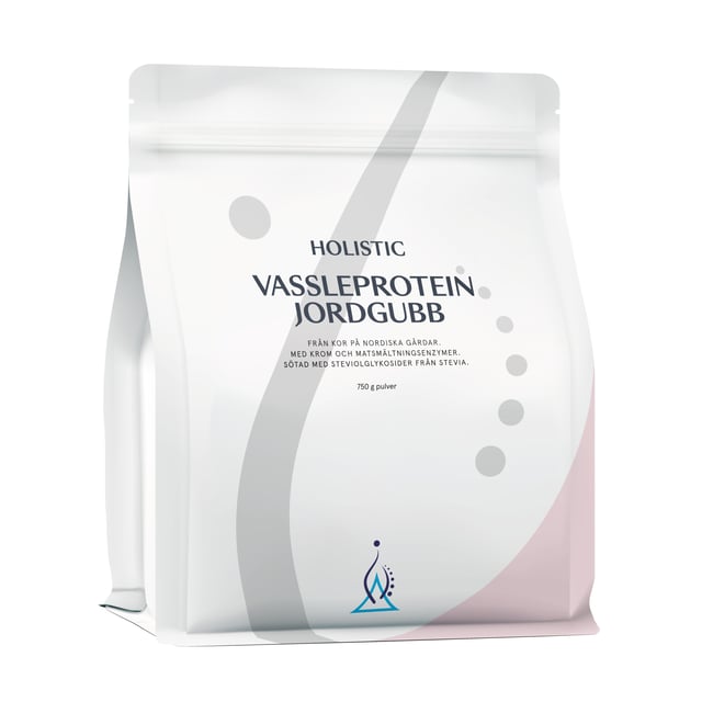 Holistic Vassleprotein Jordgubb 750 g