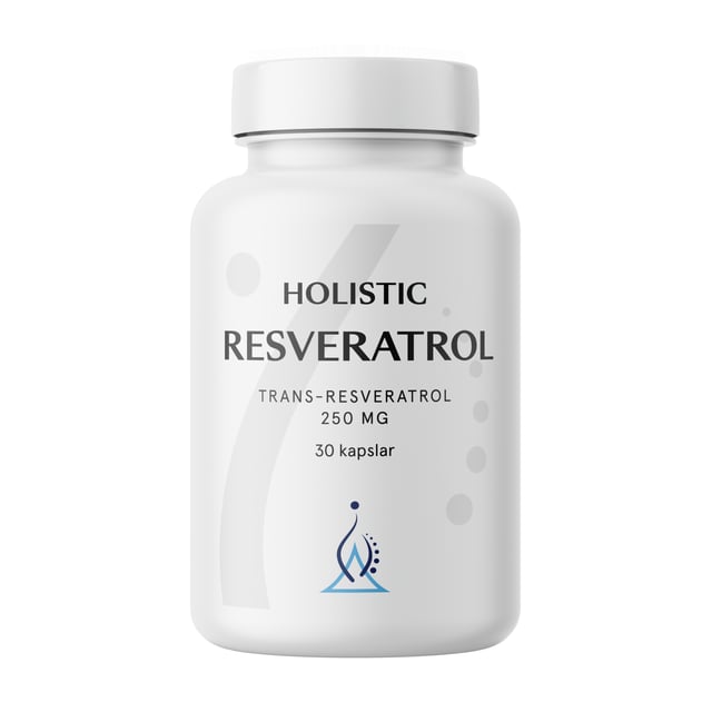 Holistic Resveratrol, 30 vegetabiliska kapslar