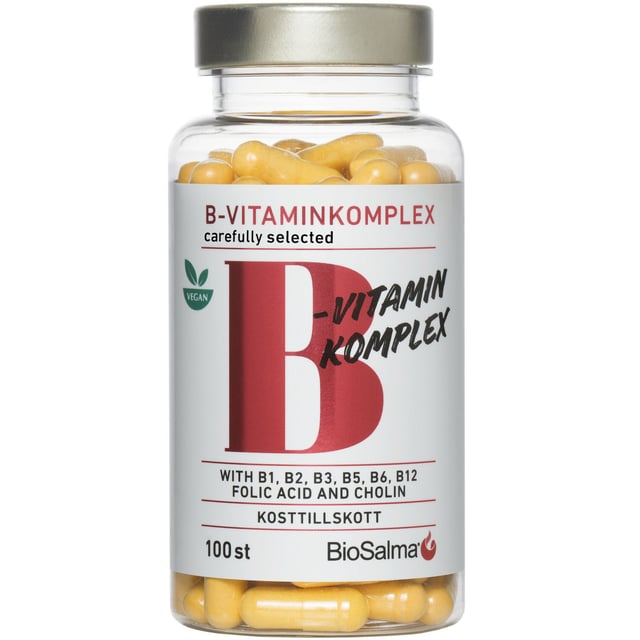 BioSalma B-vitaminkomplex Highly Efficient 100 kapslar
