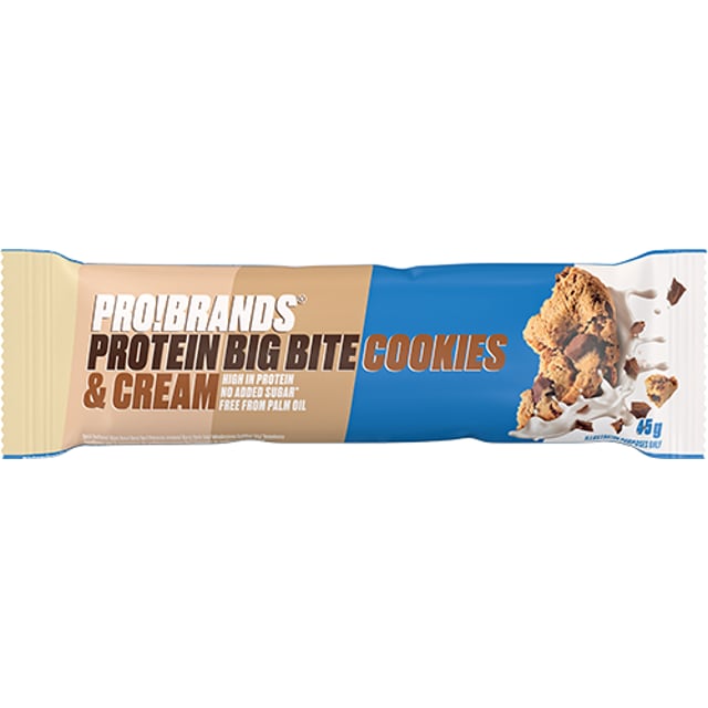ProBrands Protein Bar BigBite Cookies & Cream 45 g