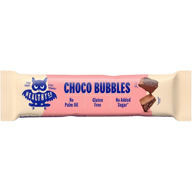 HealthyCo Choco Bubbles Milk Chocolate Bar 30g
