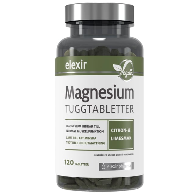 Elexir Pharma Magnesium Tuggtabletter 120 st