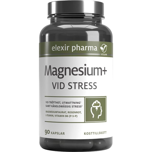 Elexir Pharma Magnesium+ Vid stress 90 st