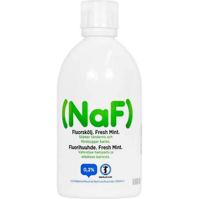 NaF Fluorskölj Fresh Mint 0,2% NaF 500 ml