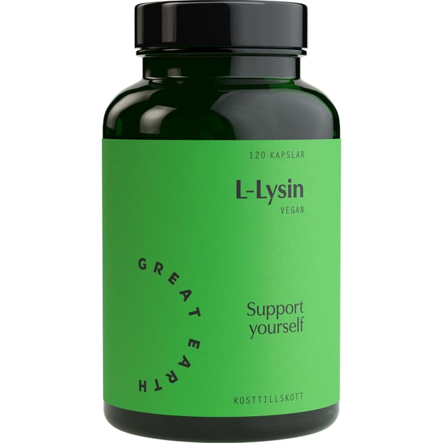 L-Lysine 500mg 120 kapslar