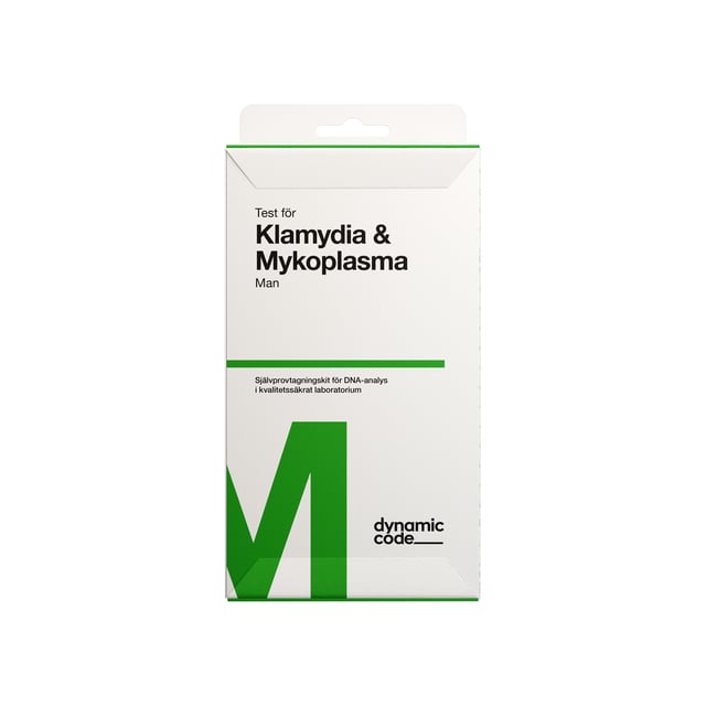 Dynamic Code Test Med Självprovtagning - Klamydia & Mykoplasma - Man 1 st