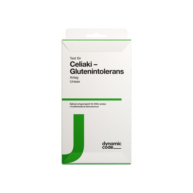 Dynamic Code Test Med Självprovtagning Glutenintolerans (Celiaki) - Anlag