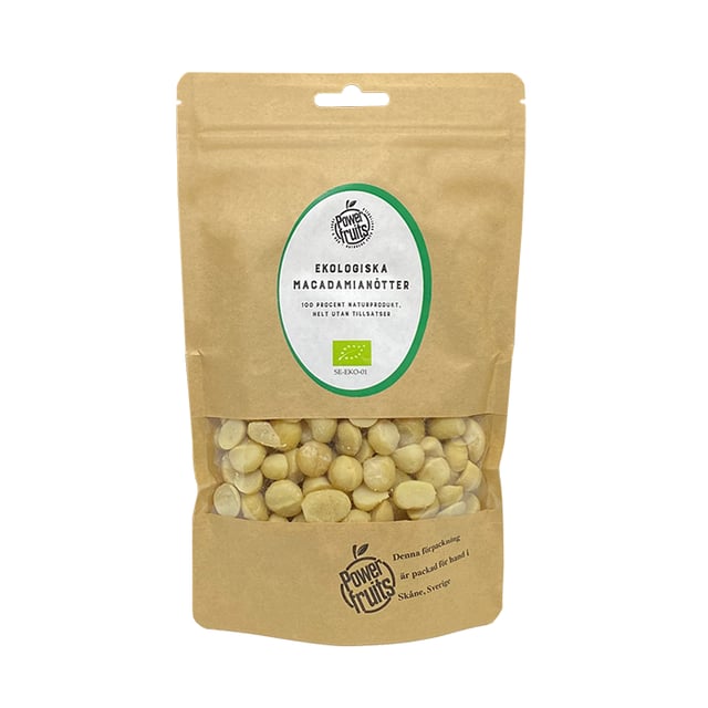 Powerfruits Macadamianötter Naturella Eko Raw 250 g