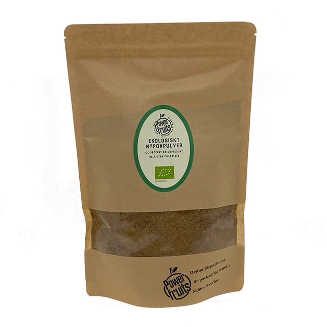 Powerfruits Nyponpulver Eko Raw 500 g