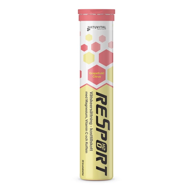 Natuvital ReSport Grapefruit & Citrus 20 brustabletter