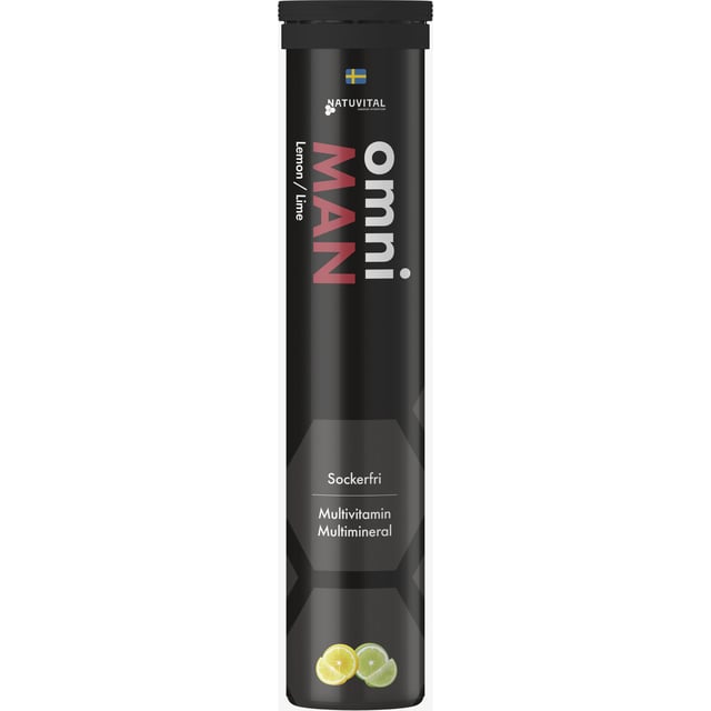 Natuvital Omni Man Brus Citron Lime 20 st
