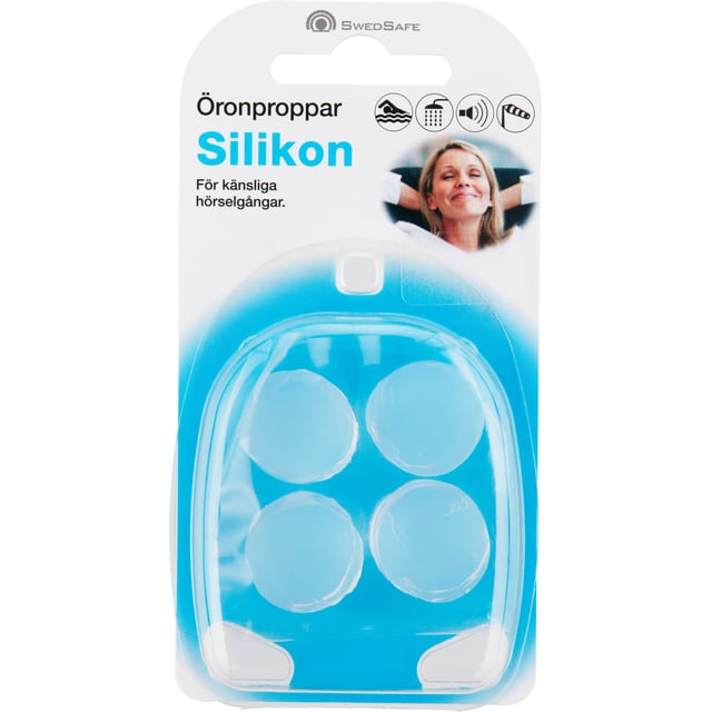 SwedSafe Silikonpropp 4 st