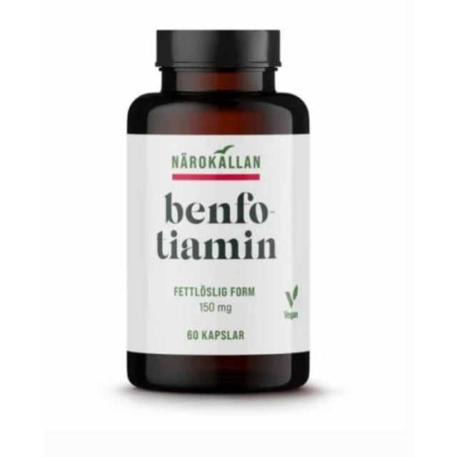 Närokällan Benfotiamin 150 mg 60 kapslar