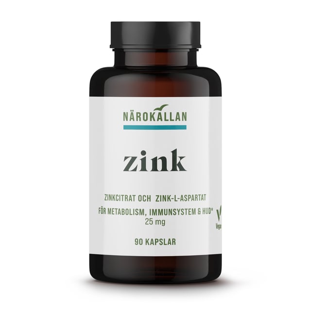 Närokällan Zink 90 kapslar