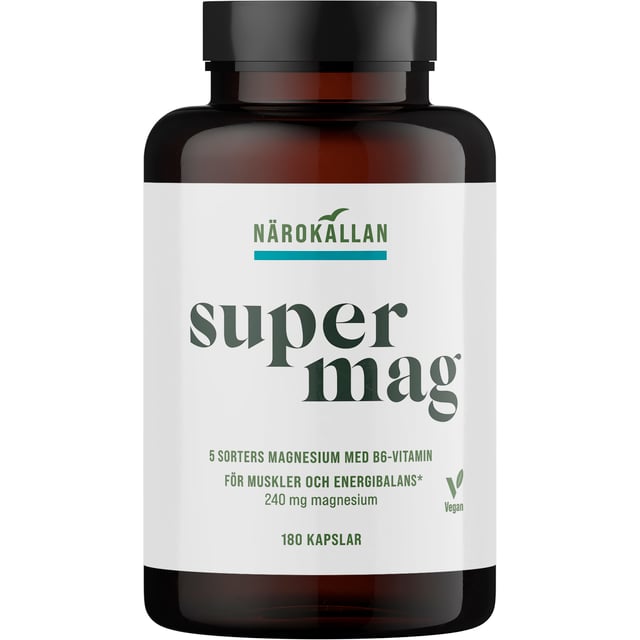 Närokällan Super Mag 180 kapslar