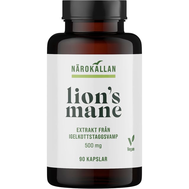 Närokällan Lions Mane 90 kapslar