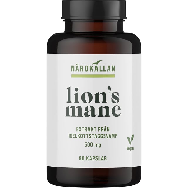 Närokällan Lions Mane 90 kapslar