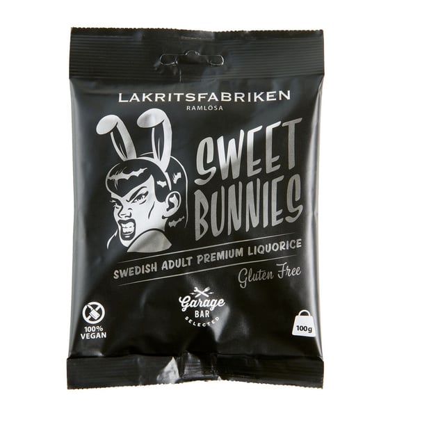 Lakritsfabriken Garage Bar Sweet Bunnies 100 g