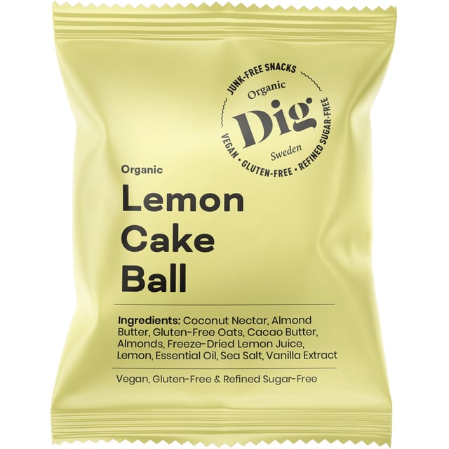 Dig/Get Raw Lemon Cake Ball 25 g