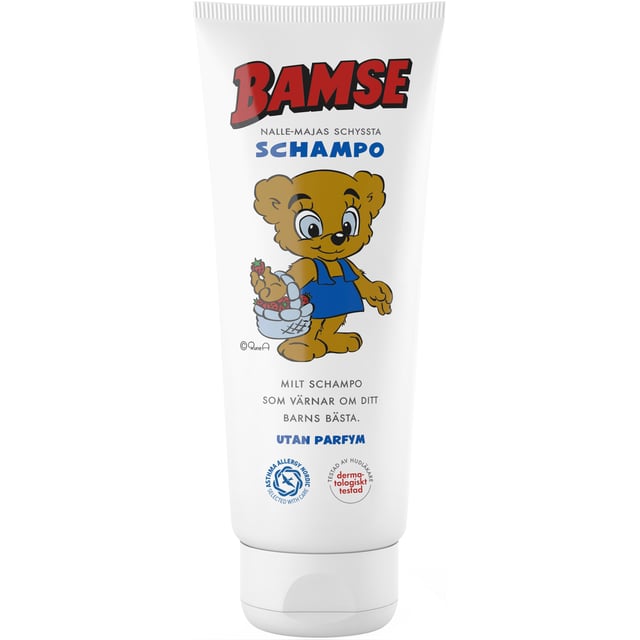 Bamse Nalle Majas Schyssta Shampoo 200 ml