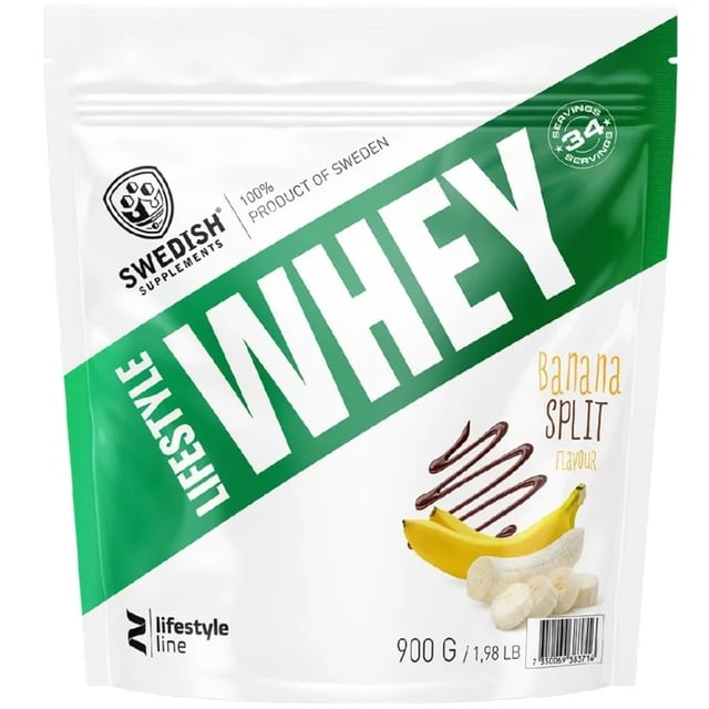 Swedish Supplements Lifestyle Whey Banana Split 900g