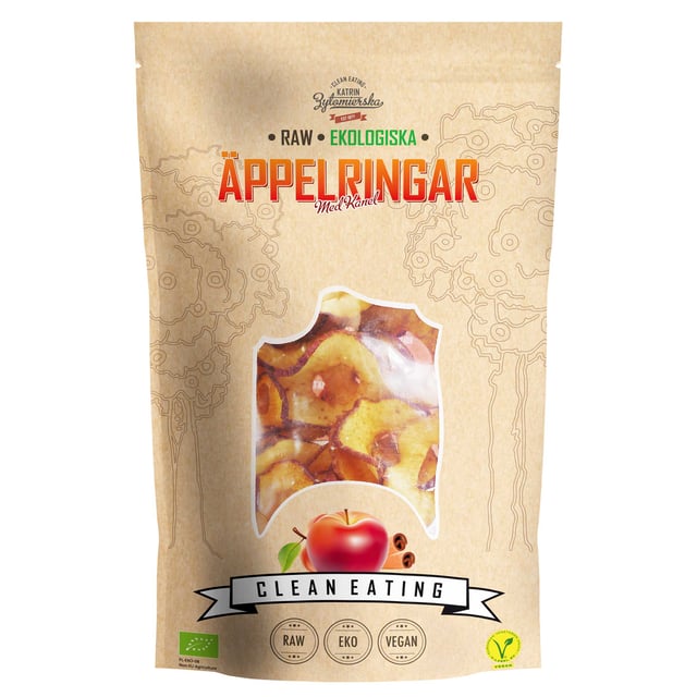 Clean Eating Äppelringar Kanel 50 g