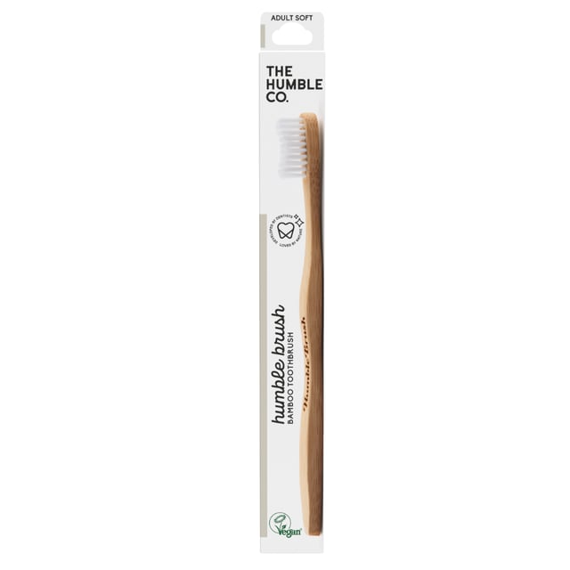 The Humble Co. Humble Brush Bambutandborste Soft Vit 1 st