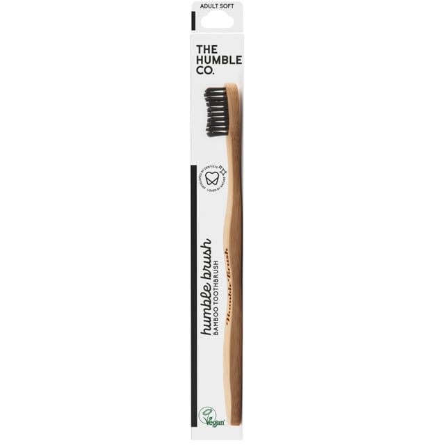 The Humble Co. Humble Brush Bambutandborste Soft Svart 1 st