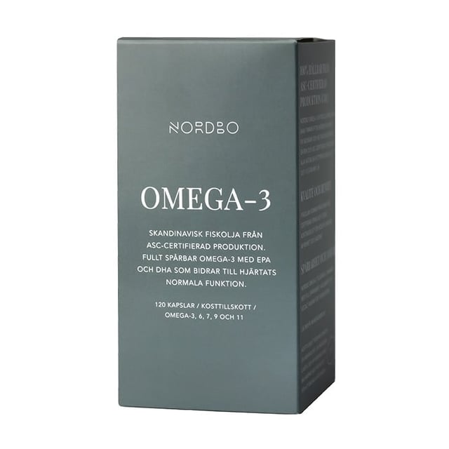 Nordbo Omega-3 120 kapslar