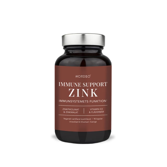 Nordbo Immune Support Zink 90 kapslar