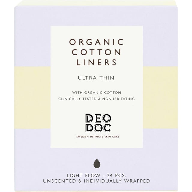 DeoDoc Organic Cotton Liner 24 st