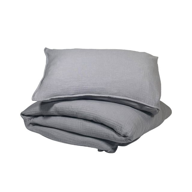 Najell Bäddset Muslin Mercury Grey 1 st
