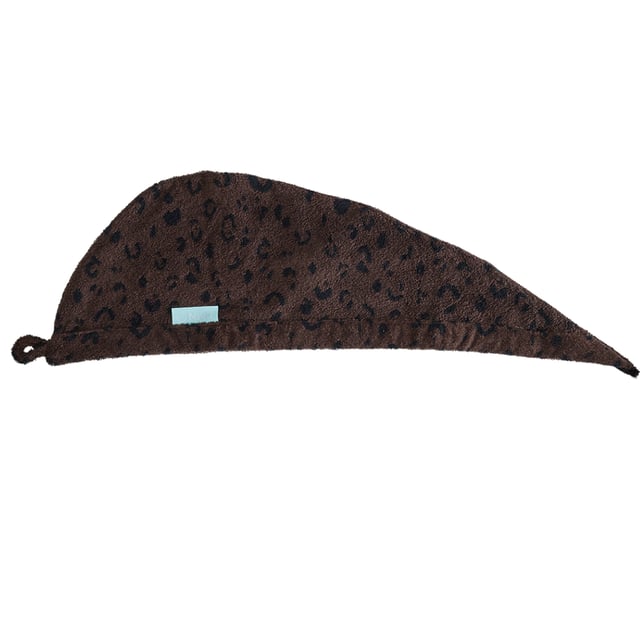 Najell Hårhandduk Leopard Brown One size 1 st