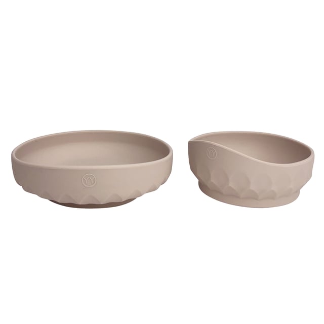 Najell Baby plate and bowl set - Dune Beige