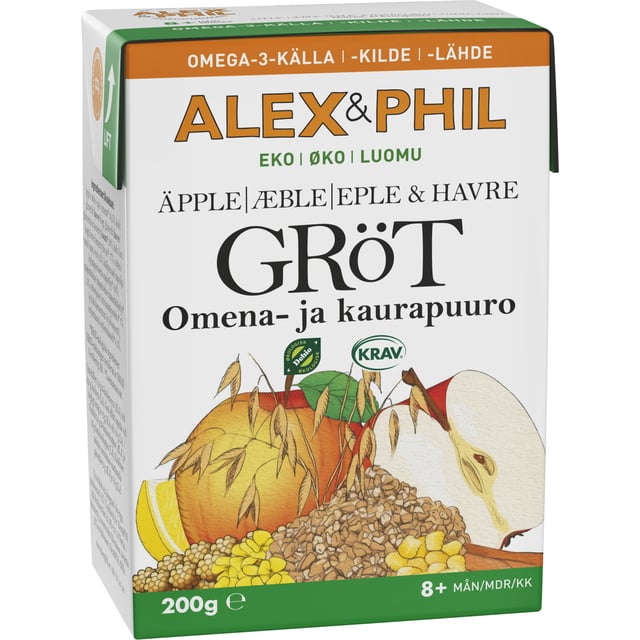 Alex & Phil Havregröt Äpple & Kanel 200ml
